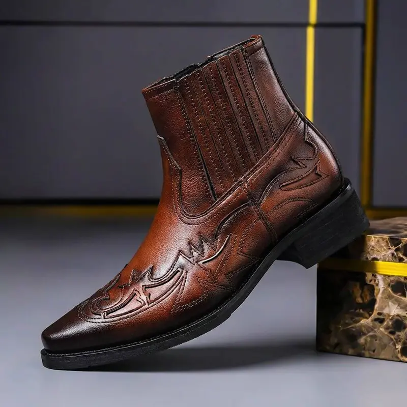 Jonas | Herren Handgefertigte Lederstiefel