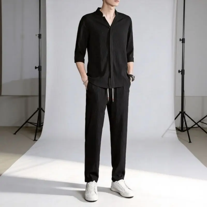 Jonas™ Set mit 3/4-Arm-Hemd und Hose mit Eingrifftaschen