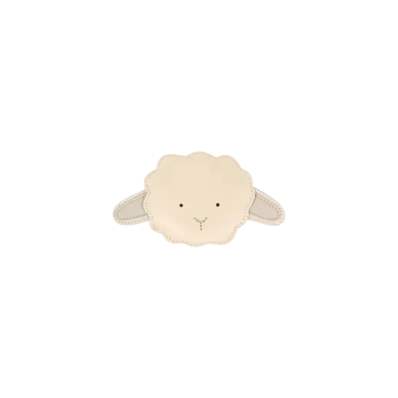 Josy Classic Hairclip | Lammy | Off White Leather
