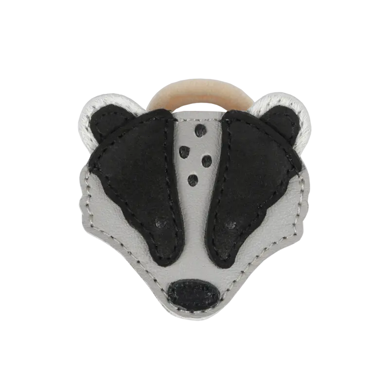 Josy Exclusive Hair Tie | Badger | Light Stone Leather