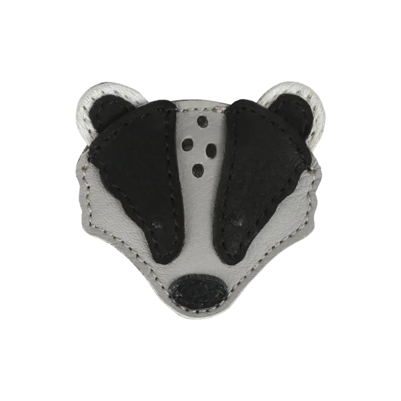 Josy Exclusive Hairclip | Badger | Light Stone Leather