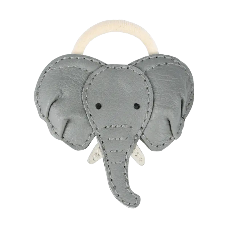 Josy Special Hair Tie | Elephant | Elephant Grey Leather