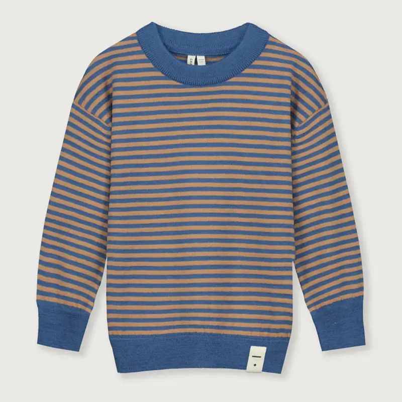 Jumper Knit Blue Moon Biscuit