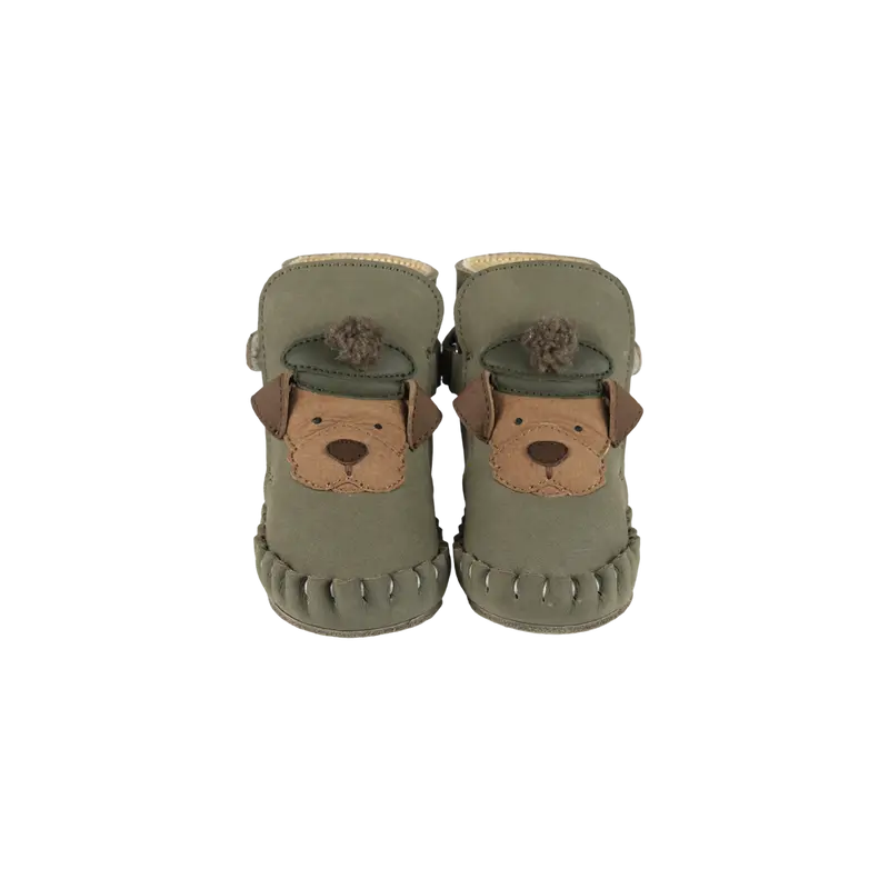 Junus Booties | Terrier | Stone Nubuck
