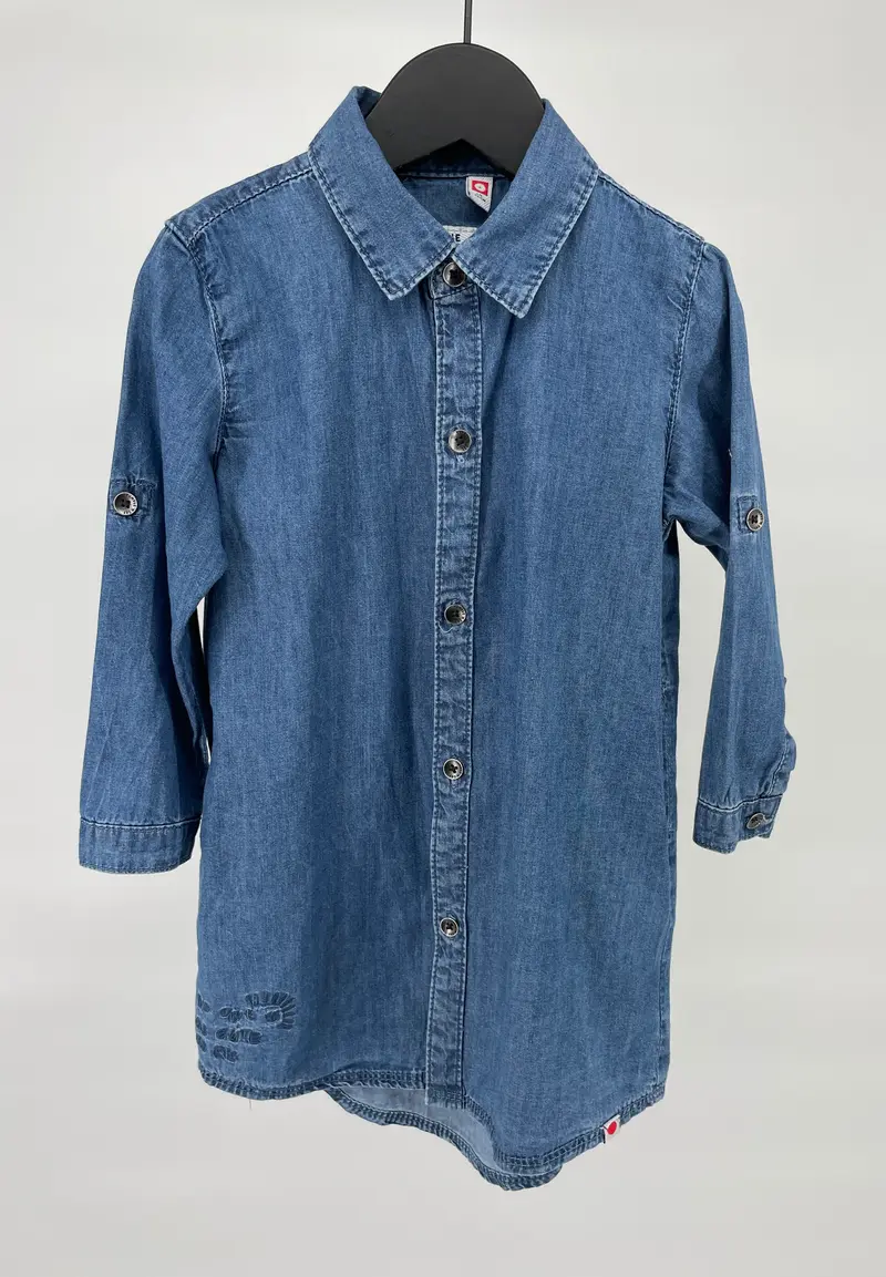 Jurk Blauw Denim Maat 86