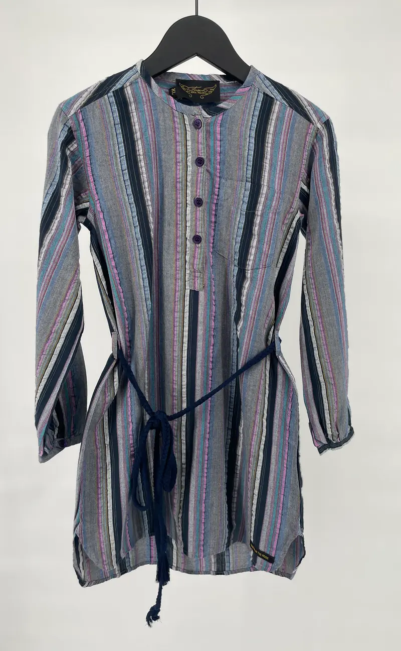 Jurk Lange Mouw Multi Color Maat 134