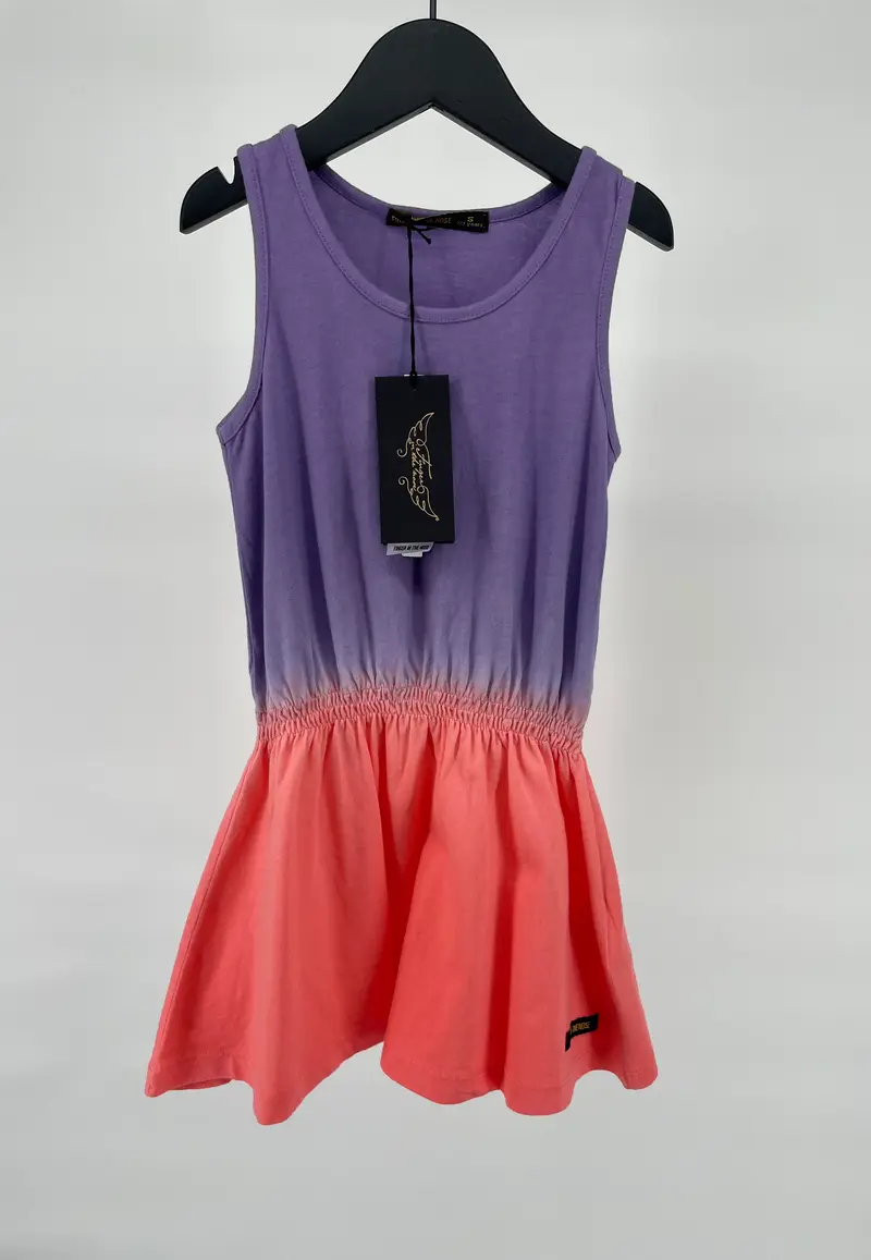 Jurk Paars Roze Dip Dye Tank Top Maat 92