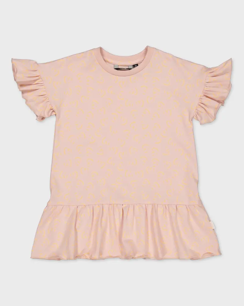 Jurk roze | AOP Pink Heart
