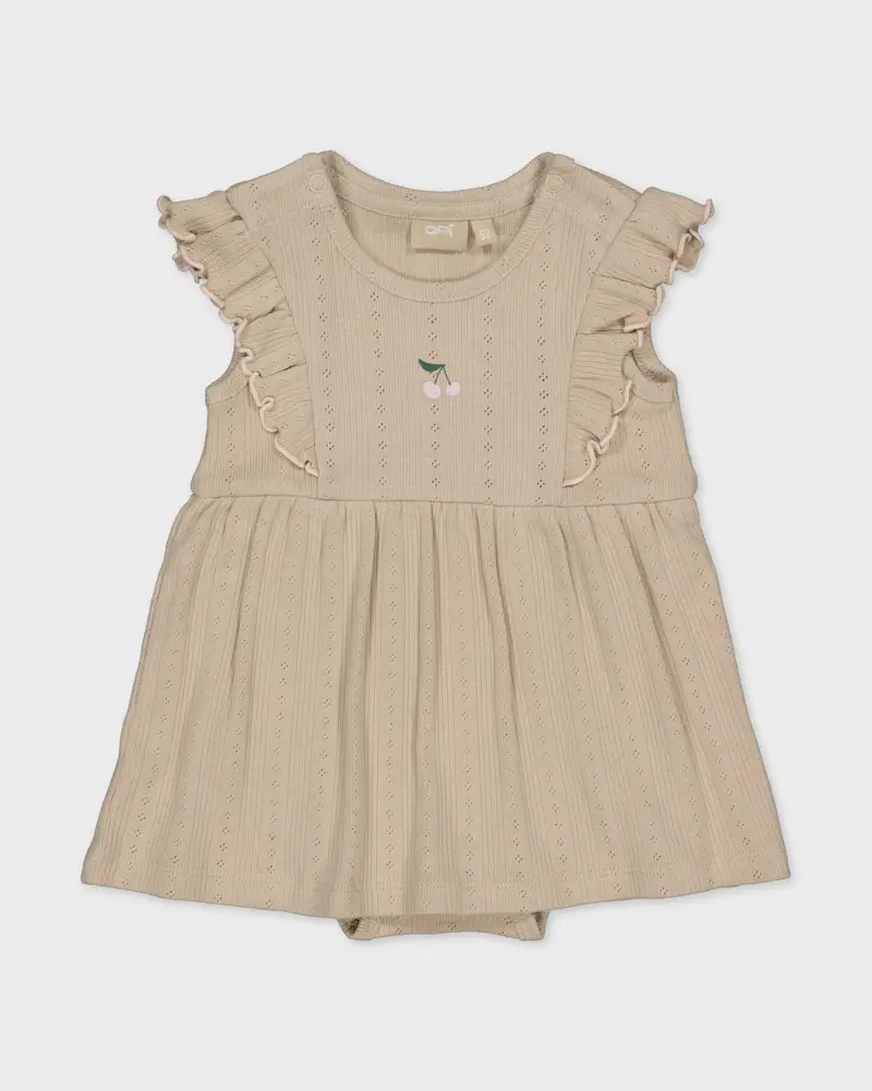 Jurk taupe | Taupe