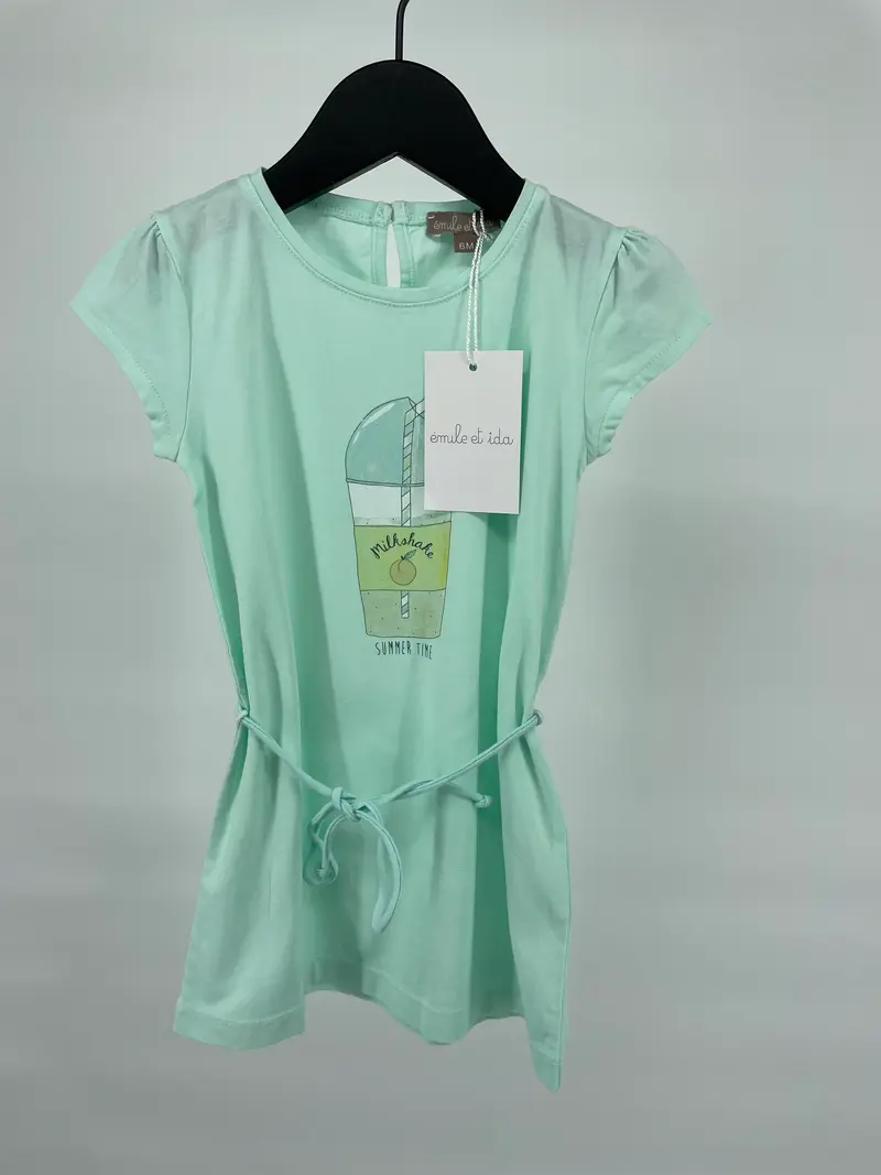 Jurkje Mint Groen Milkshake Maat 68