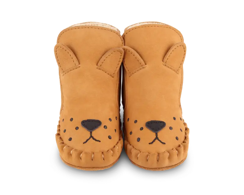 Kapi Classic Booties | Lion | Caramel Nubuck