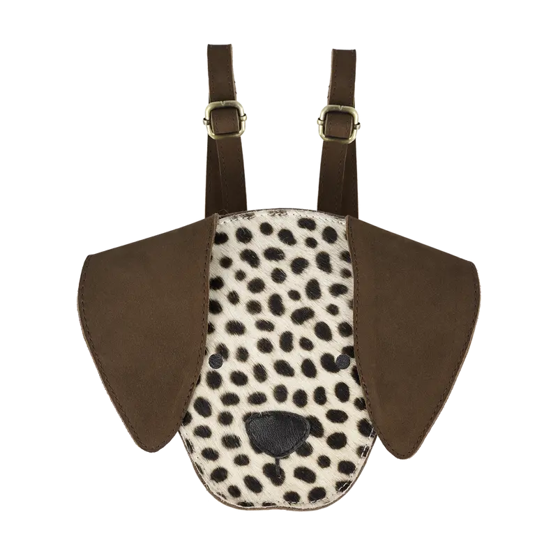 Kapi Exclusive Backpack | Dalmatian | Black Spotted Cow Hair
