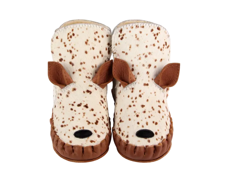 Kapi Exclusive Booties | Bambi | Bambi Spotted Cow Hair