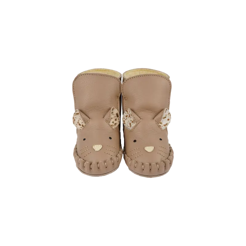 Kapi Exclusive Booties | Mouse | Praline Leather