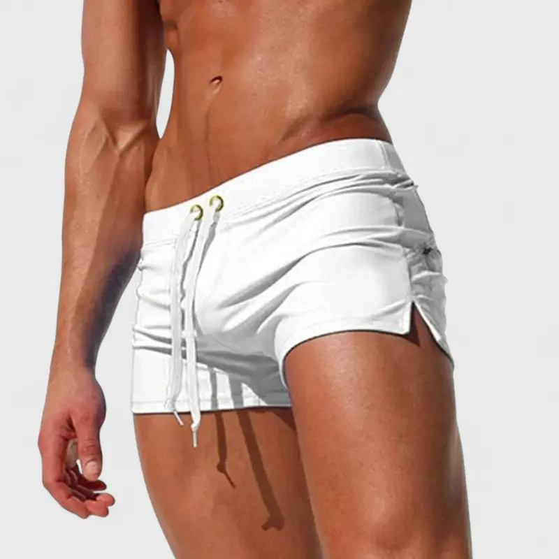 Karlos | Kurze Herren-Badehose mit Schnürbund