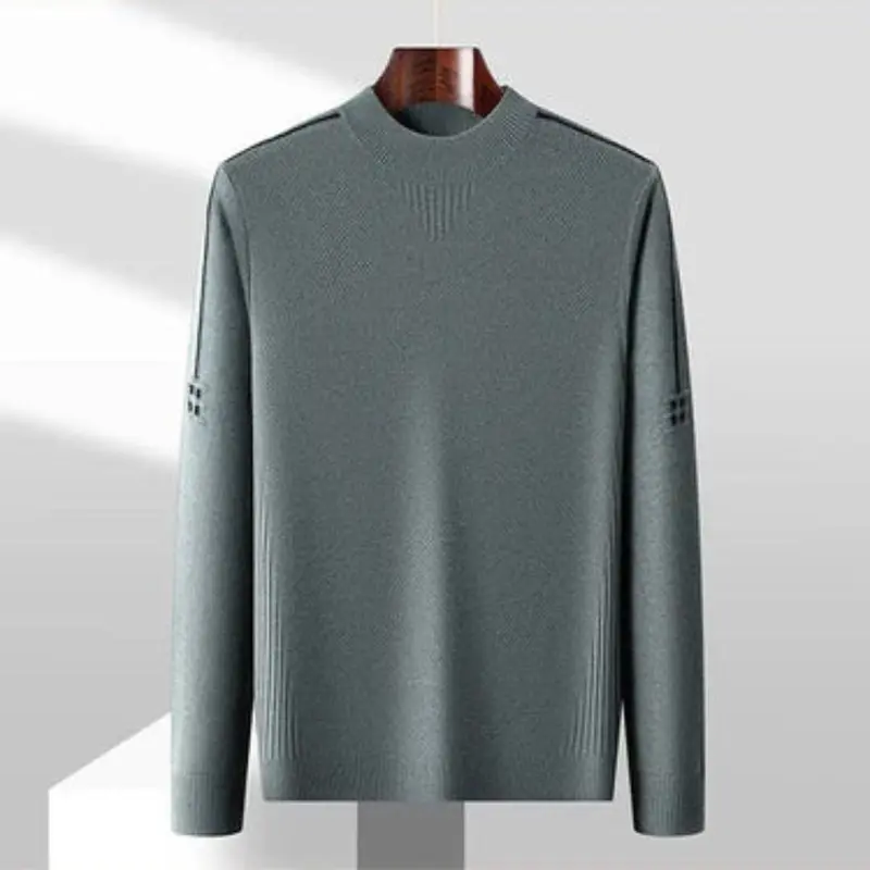 Kelvis - Strukturierter Jacquard-Rollkragenpullover
