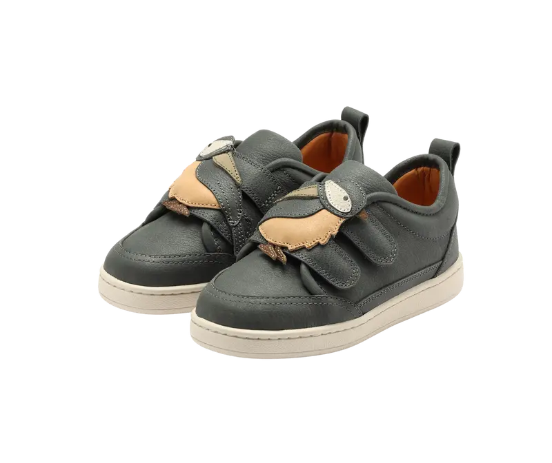 Kien Sneakers | Chickadee | Petrol Leather