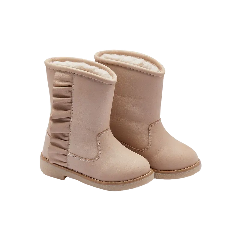 Kirsti Boots | Ivory Leather