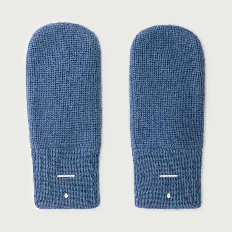 Knitted Mittens Blue Moon