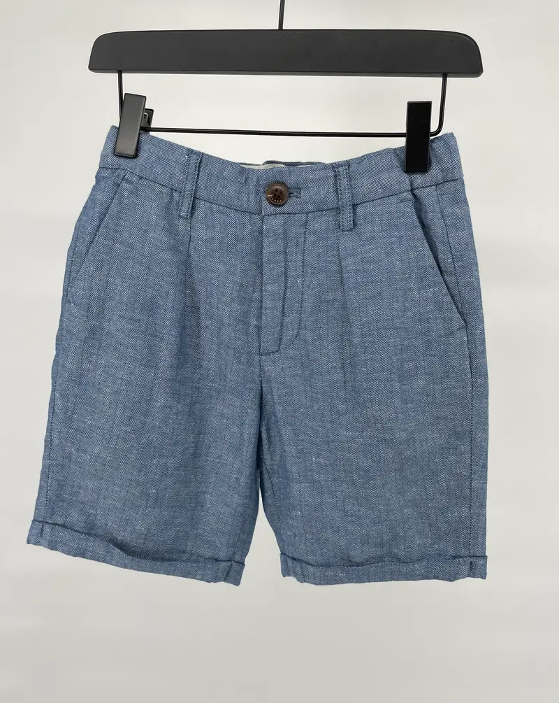 Korte Broek Chino Blauw Maat 128