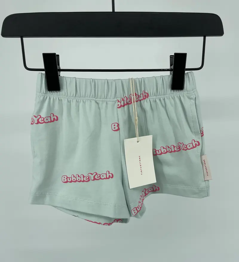 Korte Broek Mint Groen Bubble Yeah Maat 74