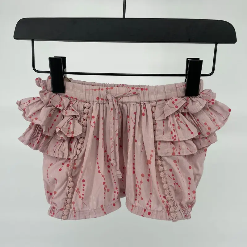 Korte Broek Roze Roesjes Maat 68