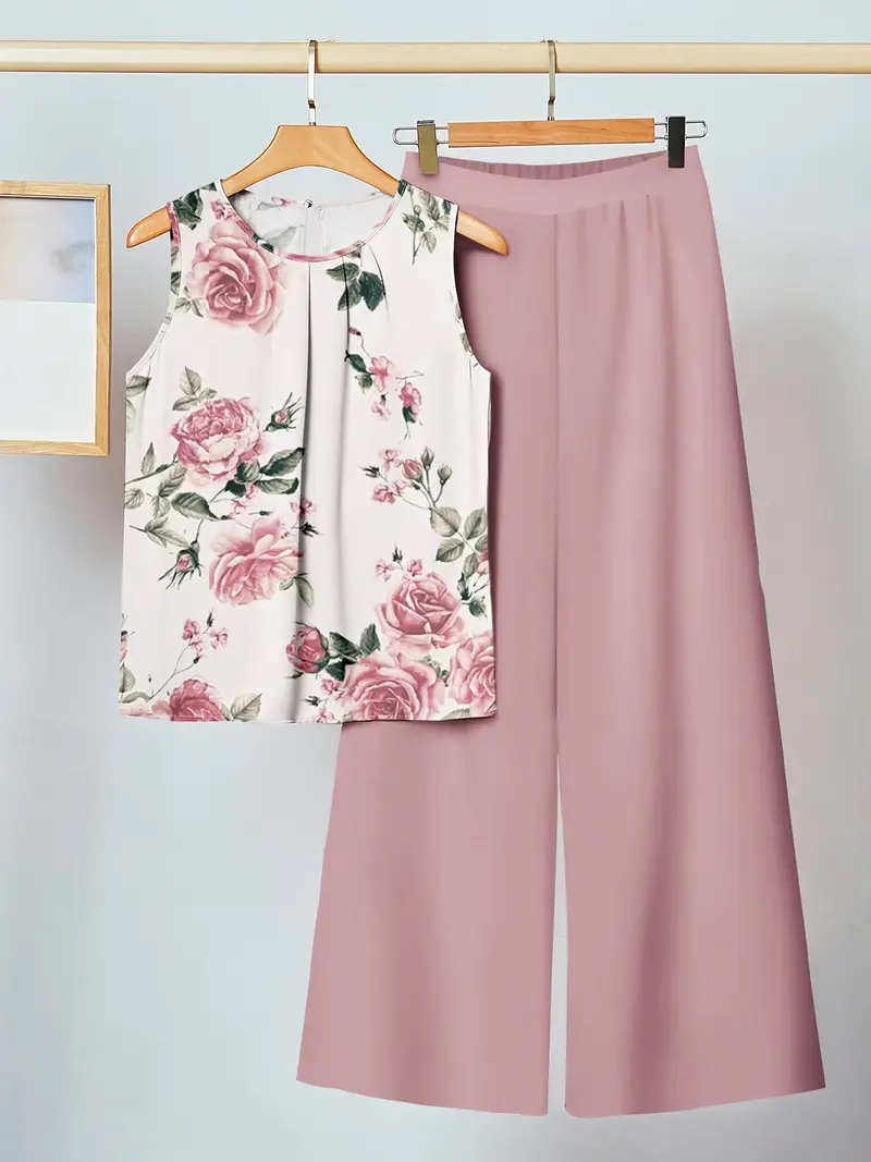 Kristen | Floral Print Two-Piece Set