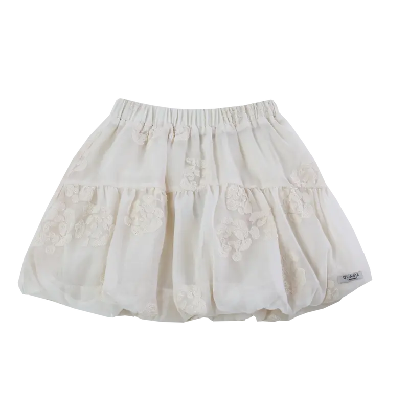 Kubwa Skirt | Warm White Blossom
