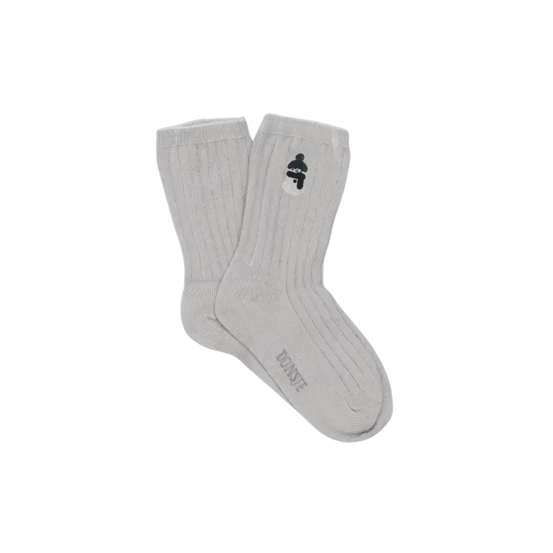 Lala Socks | Snowman | Soft Grey