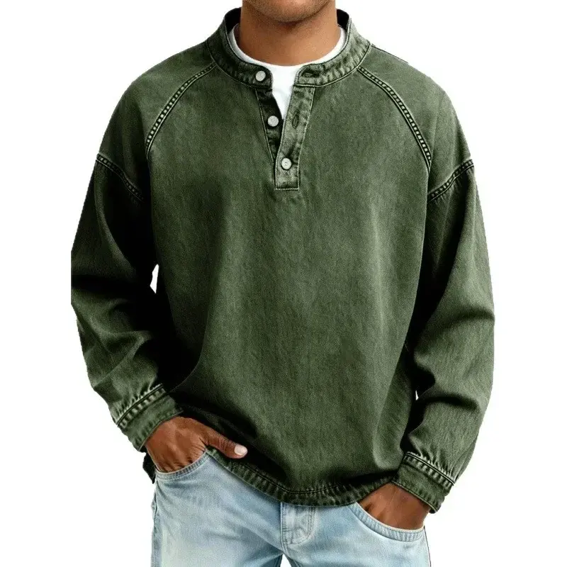 Laren - Vintage Button-down-Hemd mit Soft-Touch
