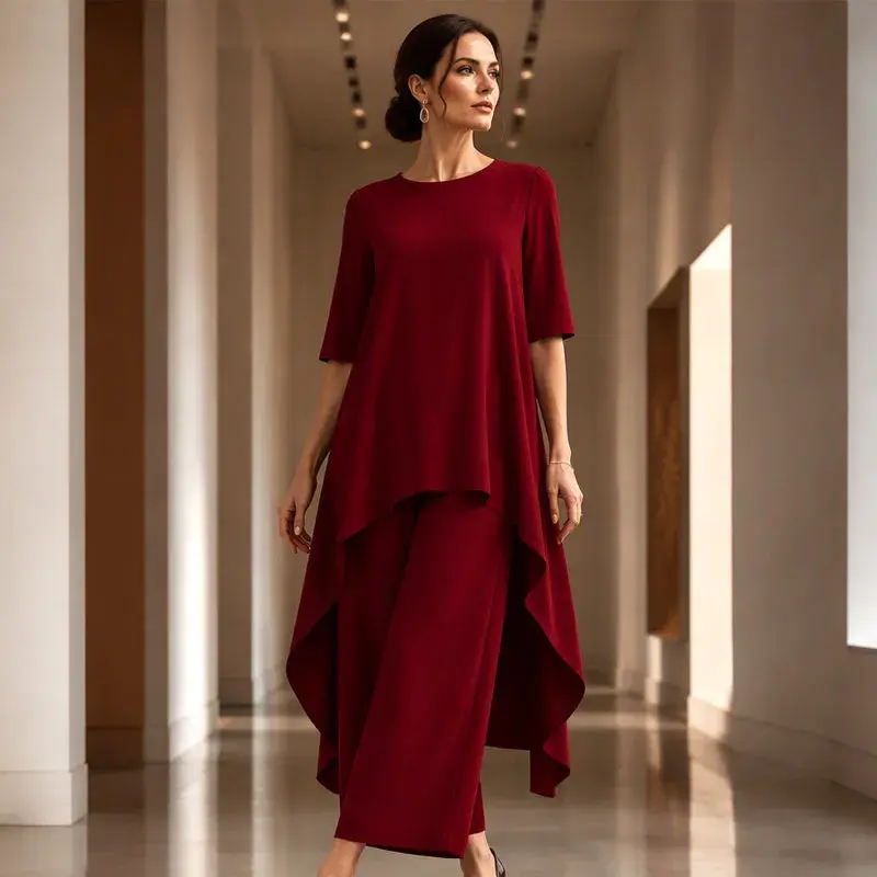 Laurivelle - Soft-Touch Plus-Size-Maxikleid