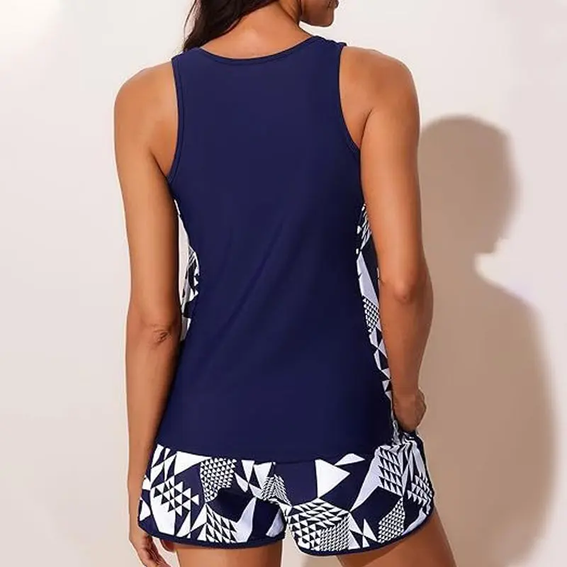 Lavitta | Sommerlicher Tankini mit tropischem Muster