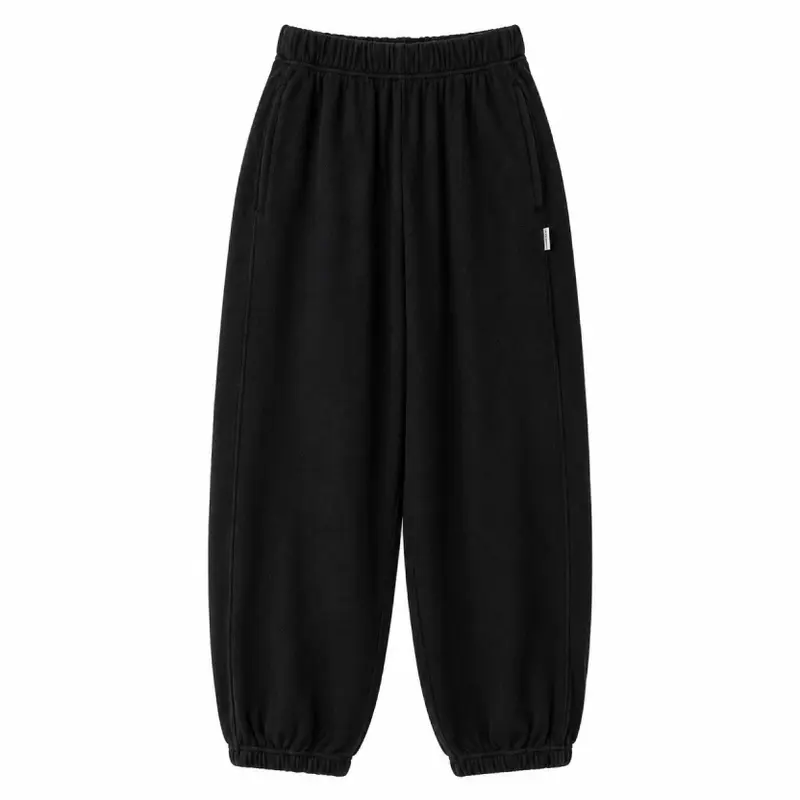 Le Bon Shoppe Pointelle Balloon Pants Black