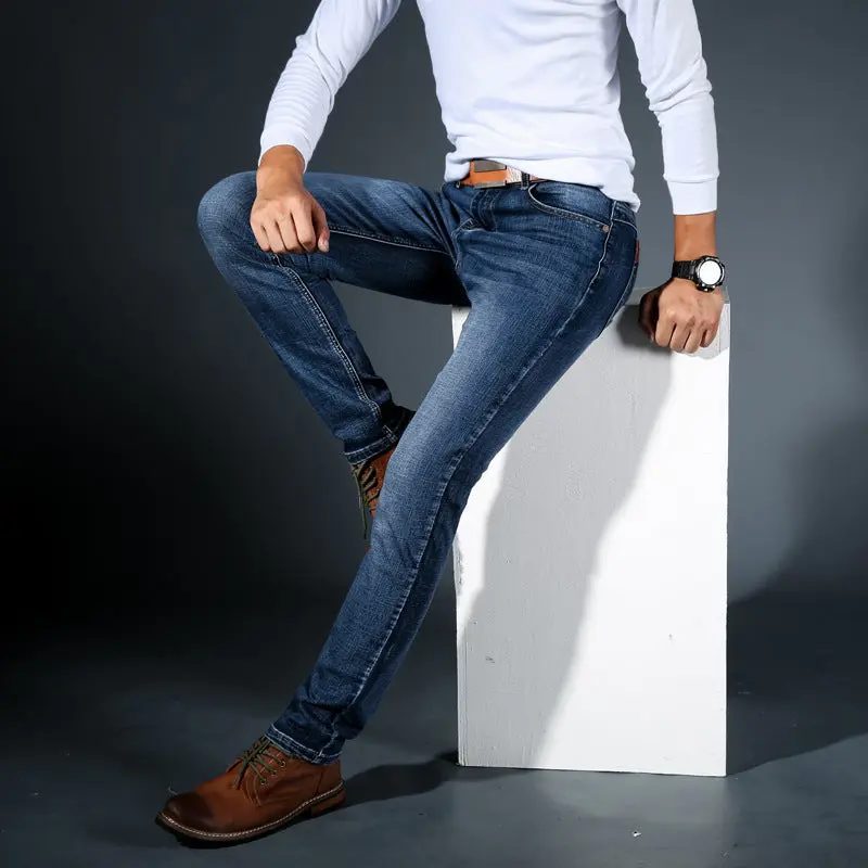 Lebroon | Elastische Slim-Fit Jeans für Alltag