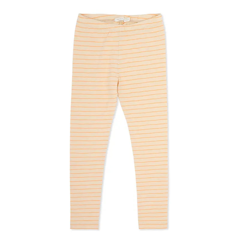 Legging Bright Apricot Stripes