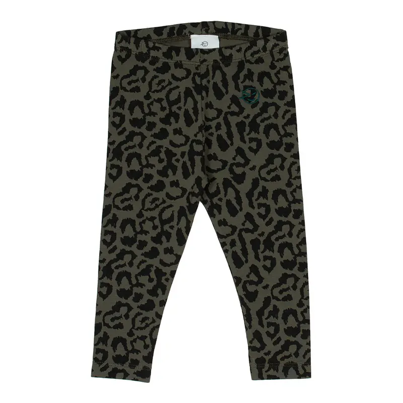 Legging Mini Pony Khaki Leopard