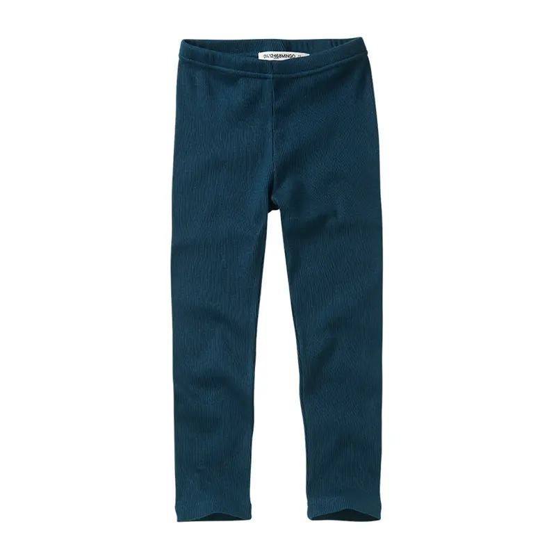 Legging Rib Teal Blue