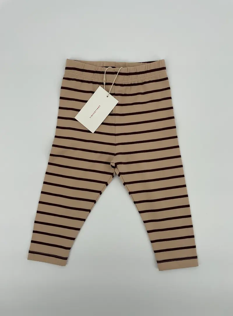 Legging Roze Paars Gestreept Maat 74 / 80