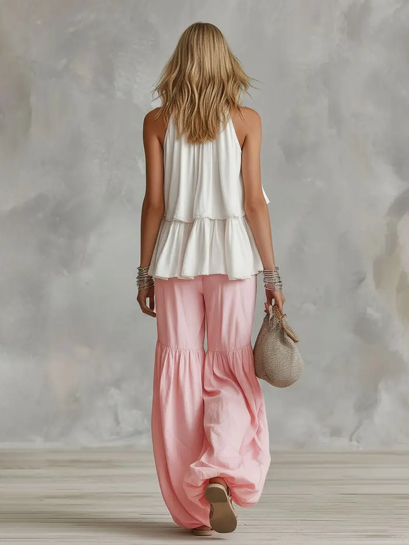 Leontina | Damen Rollkragen Ärmellos Set