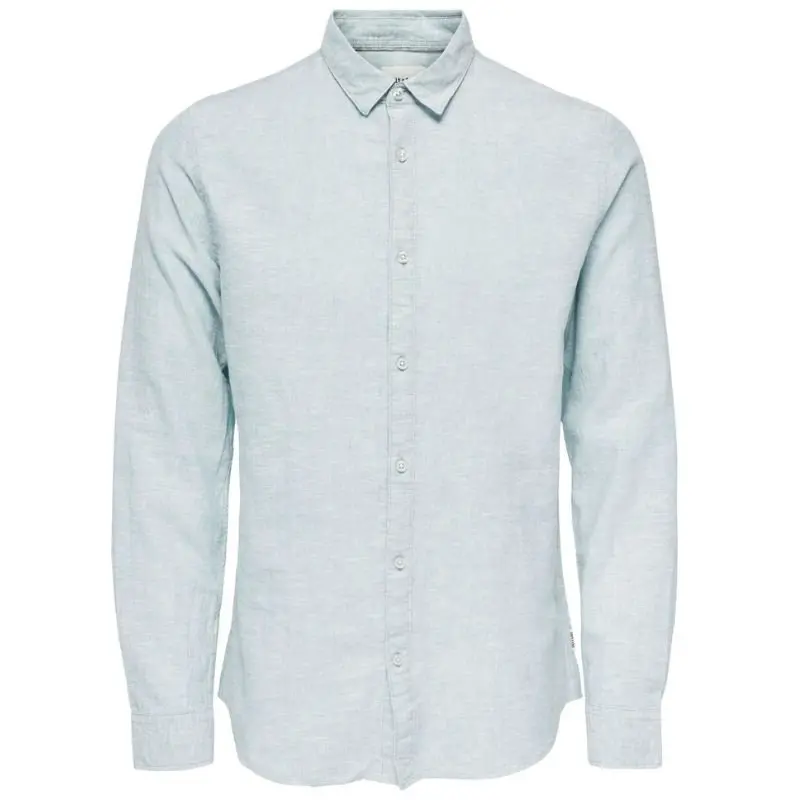 Lichtblauw shirt Caiden