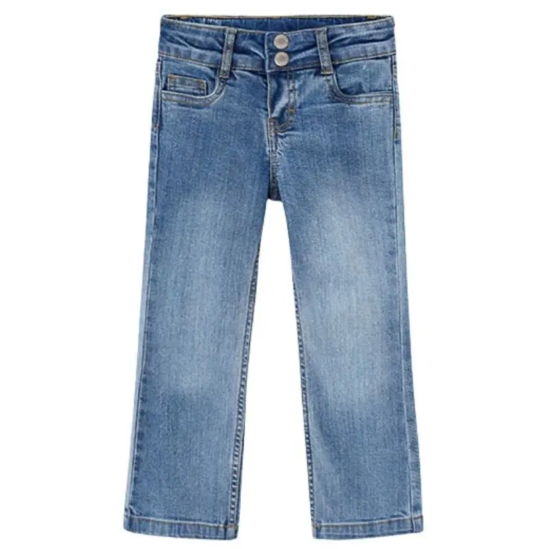 Lichtblauwe denim flair jeans 3586