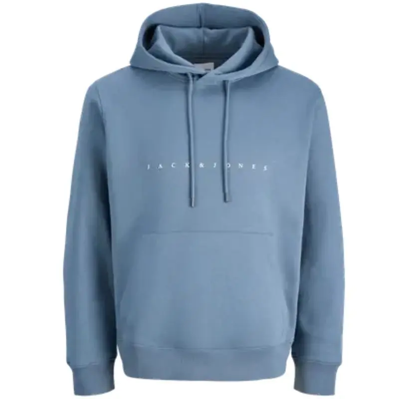 Lichtblauwe relaxed fit hoodie Star