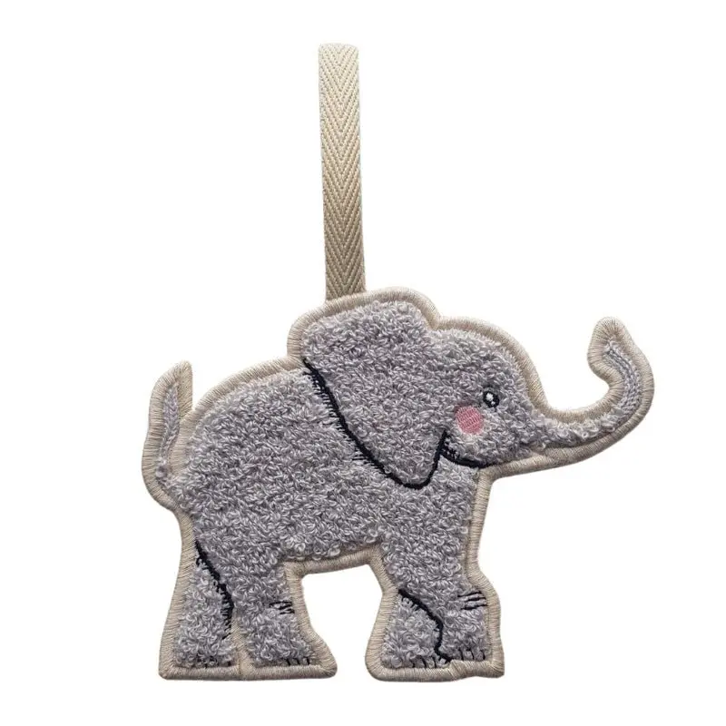 Lichtgrijs speendoekje Elephant