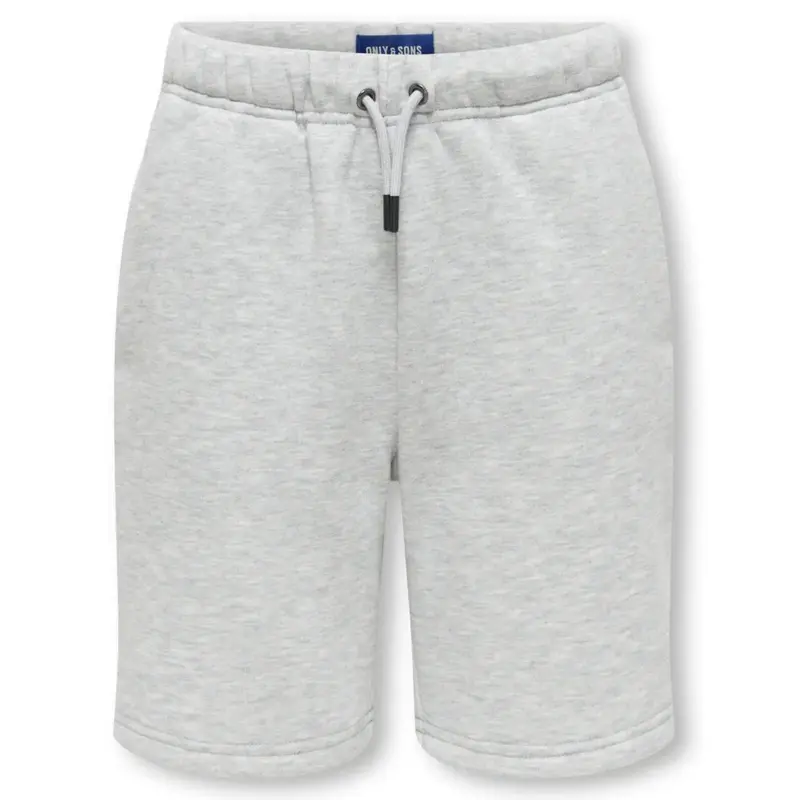 Lichtgrijze regular fit short Ceres