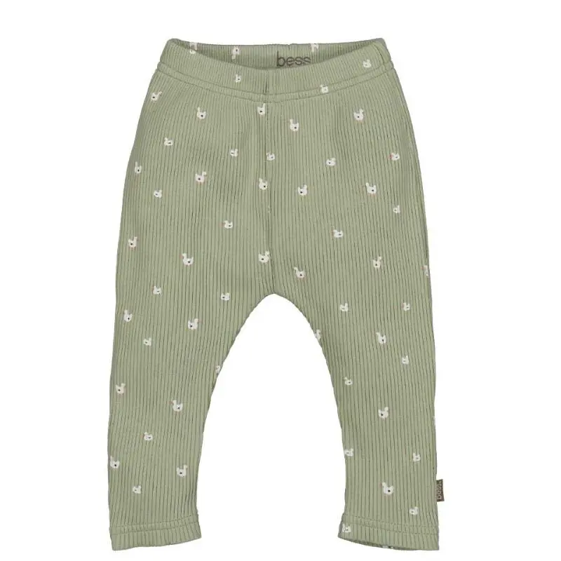 Lichtgroen geprinte legging Goose