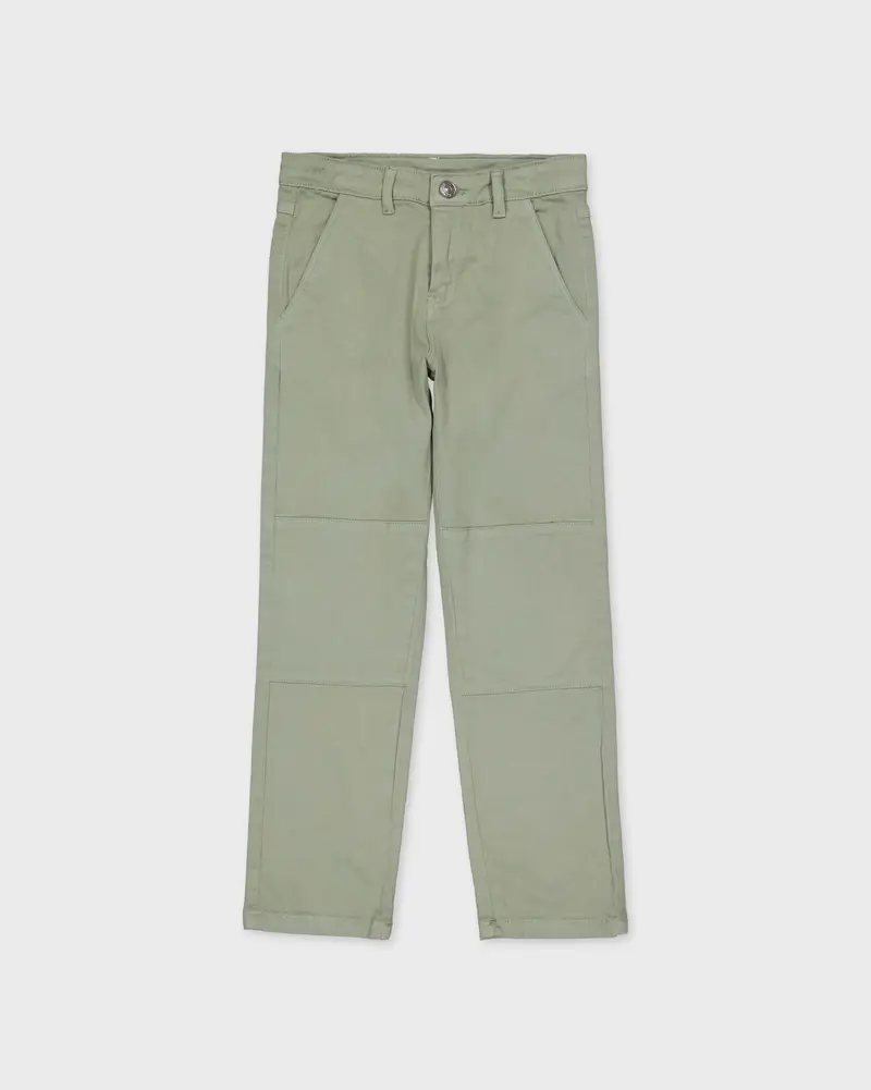 Lichtgroene broek met steekzakken | Sage Green
