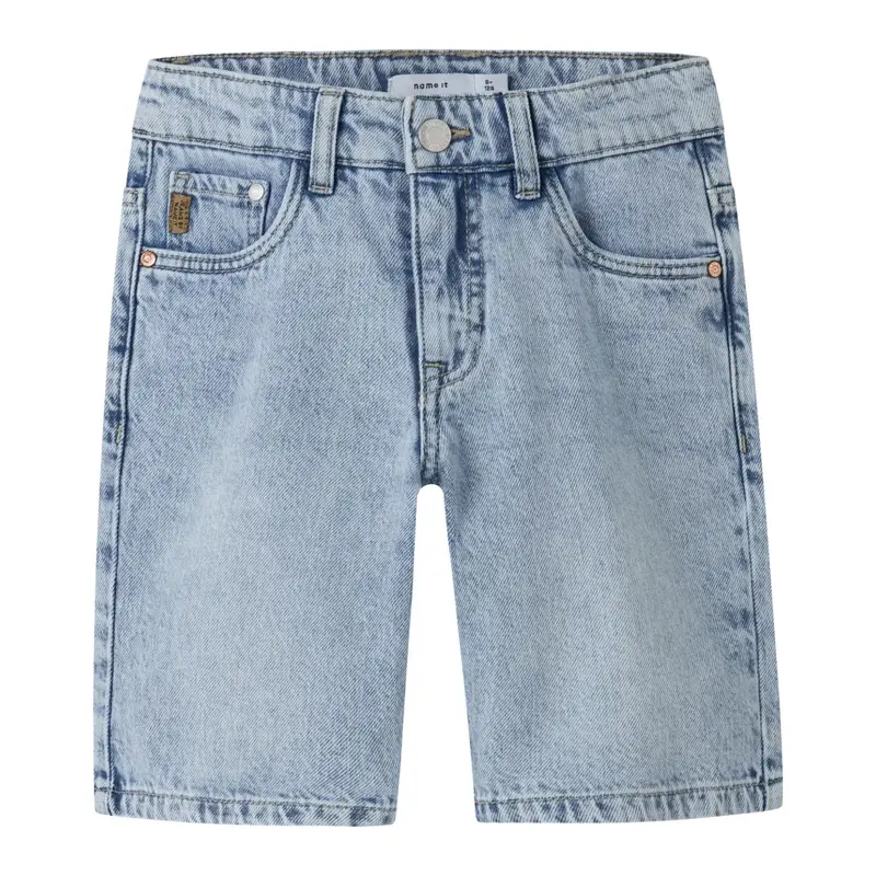 Light Blue Bleached Denim regular short Ryan