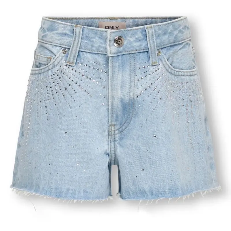 Light Blue Denim regular fit short Gabi