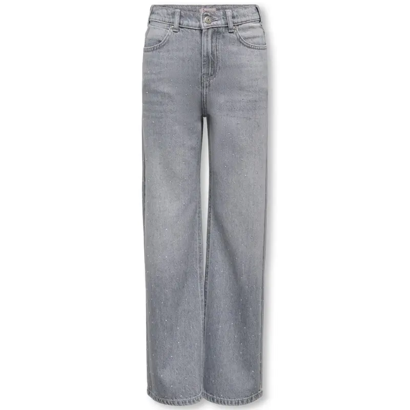 Light Grey Denim wide fit jeans Cobain