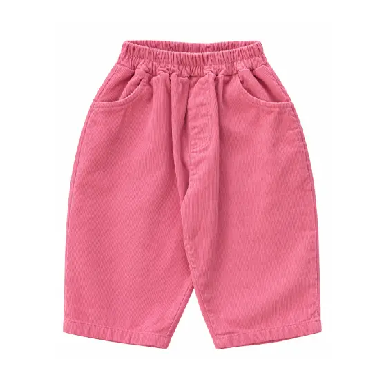 Lily Baggy Corduroy Pants Pink